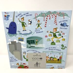 Elf In NYC Movie Puzzle 1000 Piece Hallmark 24x30 in Will Ferrell Buddy